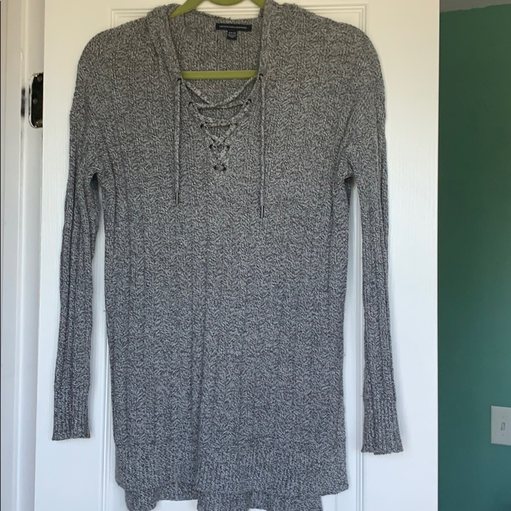 Grey American Eagle sweater